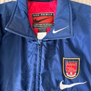 Vintage 90s Nike Arsenal Soccer Jacket